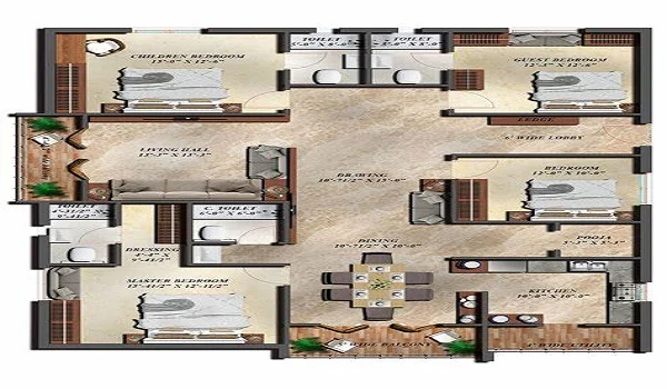 Featured Image of Prestige Camden Gardens 4 BHK Apartment Floor Plan